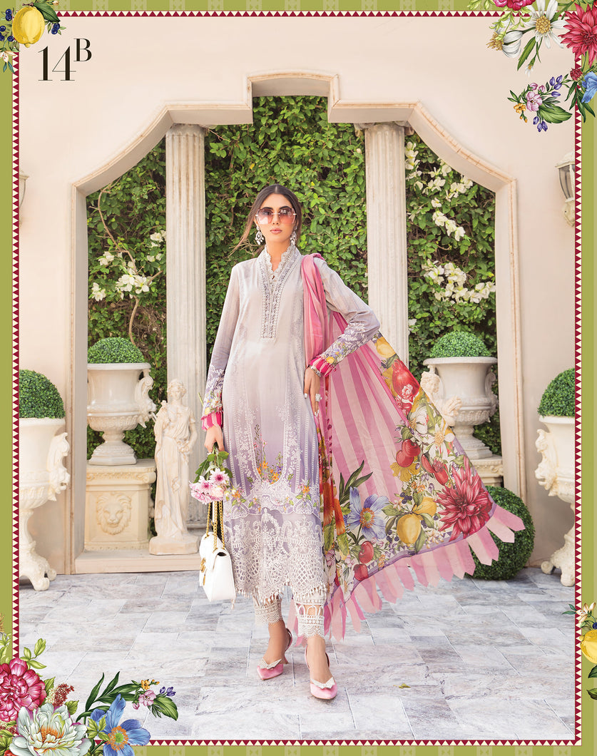 Mprints Maria B 2022 | 14B Lavender 100% Original Guaranteed! Shop MariaB Mprints, MARIA B Lawn Collection 2022 UK from LebaasOnline.co.uk on SALE Price in UK, USA, Belgium Australia & London with Express shipping. Explore the latest collection of Maria B Suits USA 2022 Pakistani Summer dresses at Lebaasonline today