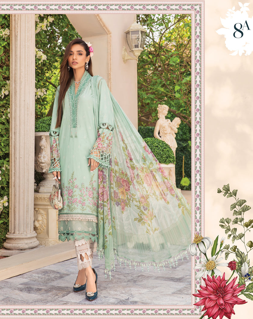 Mprints Maria B 2022 | 8A Light Green 100% Original Guaranteed! Shop MariaB Mprints, MARIA B Lawn Collection 2022 USA from LebaasOnline.co.uk on SALE Price in the UK, USA, Belgium Australia & London. Explore the latest collection of Maria B Suits UK 2022 Pakistani designer Summer dresses at Lebaasonline today