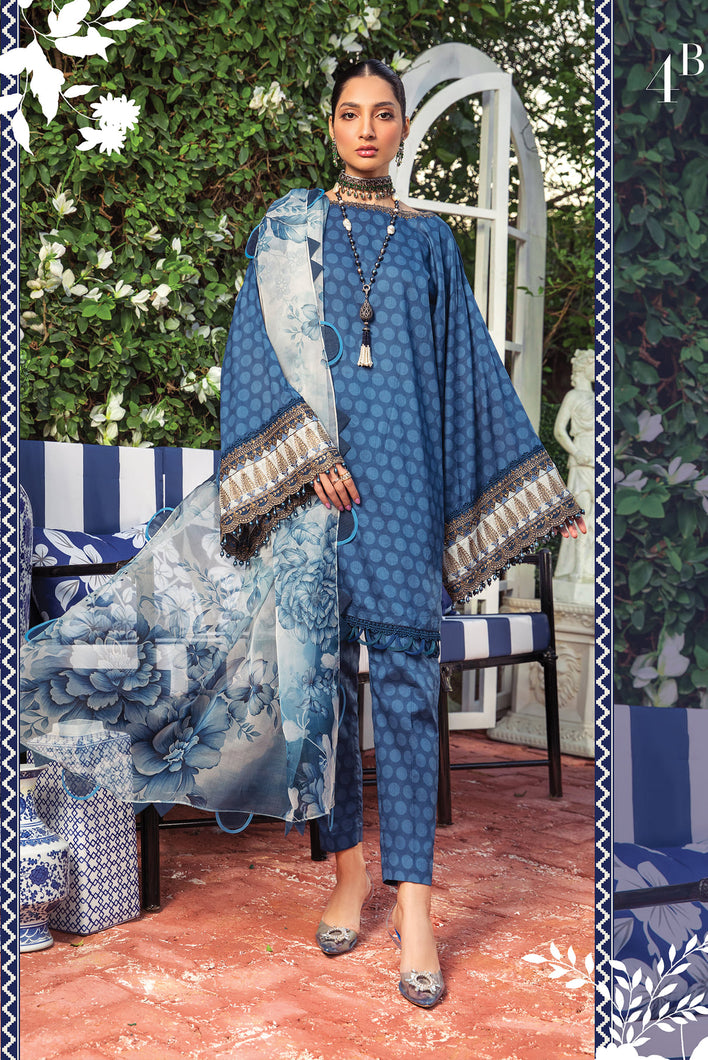 Mprints Maria B 2022 | 4B Navy Blue 100% Original Guaranteed! Shop MariaB Mprints, MARIA B Lawn Collection 2022 USA from LebaasOnline.co.uk on SALE Price in the UK, USA, Belgium Australia & London. Explore the latest collection of Maria B Suits UK 2022 Pakistani designer Summer dresses at Lebaasonline today