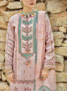 Buy QALAMKAR MIRAHIL LUXURY LAWN SAAJ Pink Lawn Dresses online UK @lebaasonline. The Pakistani wedding dresses online UK include various brands such as Maria B, Qalamkar wedding dress 2022. The dresses can be customized  for Evening, Party Wear in Indian Bridal dresses online UK, USA, France with express shipping!