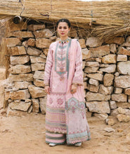 Load image into Gallery viewer, Buy QALAMKAR MIRAHIL LUXURY LAWN SAAJ Pink Lawn Dresses online UK @lebaasonline. The Pakistani wedding dresses online UK include various brands such as Maria B, Qalamkar wedding dress 2022. The dresses can be customized  for Evening, Party Wear in Indian Bridal dresses online UK, USA, France with express shipping!