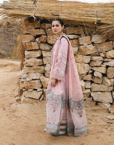 Buy QALAMKAR MIRAHIL LUXURY LAWN SAAJ Pink Lawn Dresses online UK @lebaasonline. The Pakistani wedding dresses online UK include various brands such as Maria B, Qalamkar wedding dress 2022. The dresses can be customized  for Evening, Party Wear in Indian Bridal dresses online UK, USA, France with express shipping!