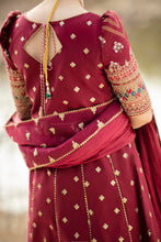 Load image into Gallery viewer, Buy QALAMKAR MIRAHIL LUXURY LAWN LEILA Scarlet Red Lawn Dresses online UK @lebaasonline. The Pakistani wedding dresses online UK include various brands such as Maria B, Qalamkar wedding dress 22 The dresses can be customized  for Evening, Party Wear in Indian Bridal dresses online UK USA France with express shipping