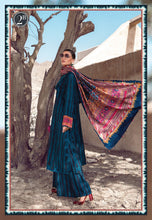 Load image into Gallery viewer, MARIA B | M PRINTS 2022 Teal dress by Maria B Pakistani Winter dresses 2022 at Lebaasonline. Discover Maria B Pakistani Fashion Clothing UK that matches to your style for this winter. Shop today Pakistani Wedding dresses USA on discount price! Get express shipping in Belgium, UK, USA, France in SALE!