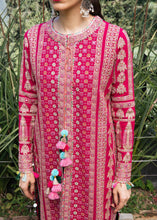 Load image into Gallery viewer, HUSSAIN REHAR Lawn dress is extremely trending for Winter luxury lawns. The PAKISTANI DRESSES ONLINE are available for this wedding season. Get the exclusive customized Hussain rehar Dresses unstitched and stitched PAKISTANI DRESSES IN UK from our PAKISTANI BOUTIQUE in UK, USA, Austria from Lebaasonline