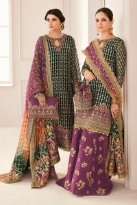 Buy BAROQUE CHANTELLE '22 | green and purple color available in Next day shipping @Lebaasonline. We are the Largest Baroque Designer Suits in London UK with shipping worldwide including UK, Canada, Norway, USA. The Pakistani Wedding Chiffon Suits USA can be customized. Buy Baroque Suits online in Germany on SALE!