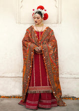 Load image into Gallery viewer, HUSSAIN REHAR Lawn dress is extremely trending for Winter luxury lawns. The PAKISTANI DRESSES ONLINE are available for this wedding season. Get the exclusive customized Hussain rehar Dresses unstitched and stitched PAKISTANI DRESSES IN UK from our PAKISTANI BOUTIQUE in UK, USA, Austria from Lebaasonline 