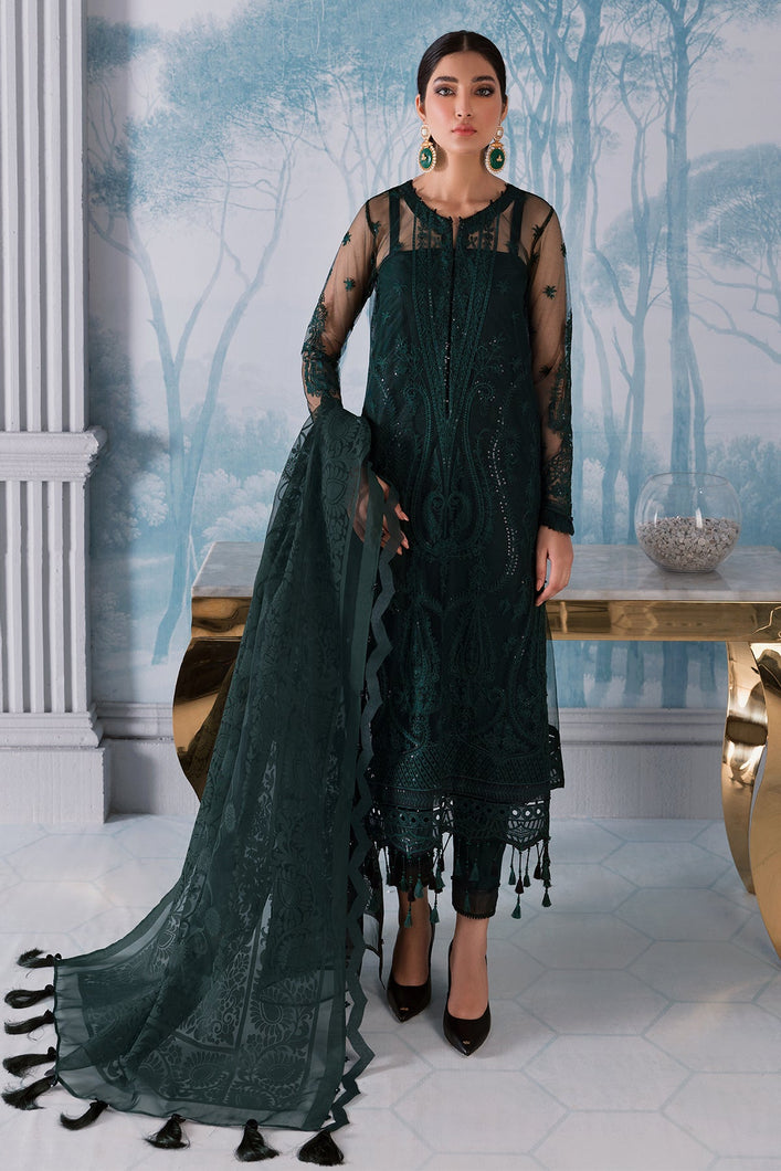 Buy Jazmin GREEN SPARK Pakistani Clothes For Women at Our Online Pakistani Designer Boutique UK, Indian & Pakistani Wedding dresses online UK, Asian Clothes UK Jazmin Suits USA, Baroque Chiffon Collection 2022 & Eid Collection Outfits in USA on express shipping available at our Online store Lebaasonline