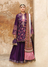 Load image into Gallery viewer, HUSSAIN REHAR Lawn dress is extremely trending for Winter luxury lawns. The PAKISTANI DRESSES ONLINE are available for this wedding season. Get the exclusive customized Hussain rehar Dresses unstitched and stitched PAKISTANI DRESSES IN UK from our PAKISTANI BOUTIQUE in UK, USA, Austria from Lebaasonline 