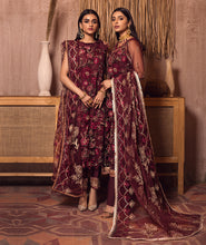 Load image into Gallery viewer,  Zarif - Mah e Gul 2021 | ANMOL Maroon PAKISTANI DRESSES &amp; READY MADE PAKISTANI CLOTHES UK. Buy Zarif UK Embroidered Collection of Winter Lawn, Original Pakistani Brand Clothing, Unstitched &amp; Stitched suits for Indian Pakistani women. Next Day Delivery in the U. Express shipping to USA, France, Germany &amp; Australia