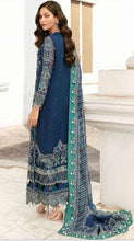 Load image into Gallery viewer, AFROZEH LA FUCHSIA COLLECTION &#39;22 | Stellar Blue Luxury Chiffon Collection  This Pakistani Bridal dresses online in USA of Afrozeh La Fuchsia Collection is available our official website. We, the largest stockists of Afrozeh La Fuchsia Maria B Bridal dresses Get pakistani Wedding dress in UK USA from Lebaasonline