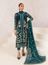 Load image into Gallery viewer, Gulaal Velvet Collection 2022  is exclusively available @lebasonline. We have express shipping of Pakistani Wedding dresses 2022 of Maria B Lawn 2022, Gulaal lawn 2022. The Pakistani Suits UK is available in customized at doorstep in UK, USA, Germany, France, Belgium from lebaasonline in SALE price!