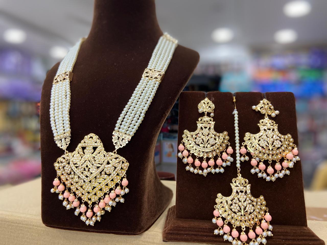 Rani good Haar Set| Gold Plated Necklace| Indian Jewelry| Chennai Express Necklace Set| Deepika Padukone Necklace Set| Indian Bridal Jewlery