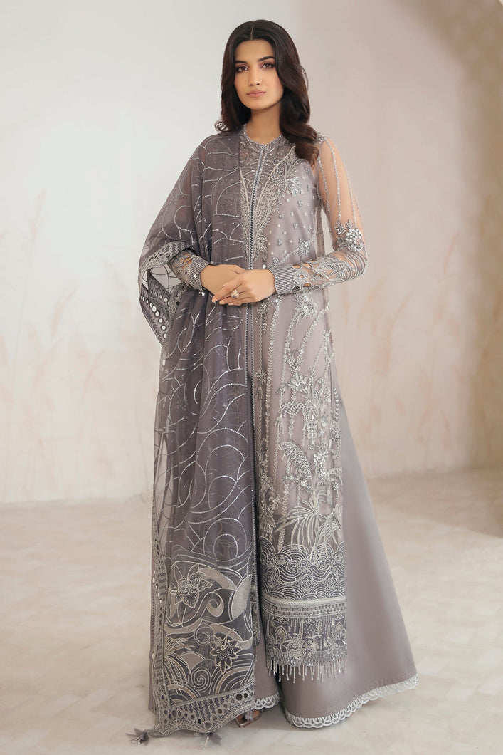 Buy Jazmin CRYSTAL GREY Pakistani Clothes For Women at Our Online Pakistani Designer Boutique UK, Indian & Pakistani Wedding dresses online UK, Asian Clothes UK Jazmin Suits USA, Baroque Chiffon Collection 2022 & Eid Collection Outfits in USA on express shipping available at our Online store Lebaasonline