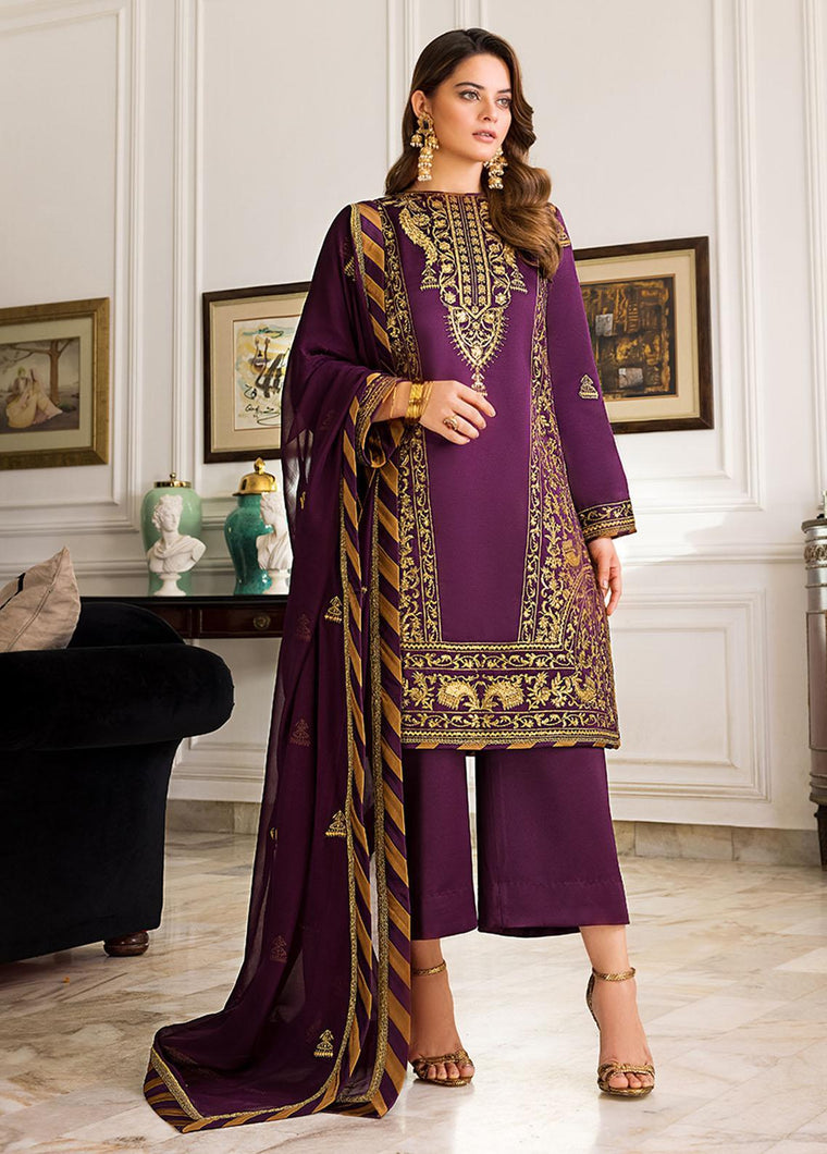 Buy ASIM JOFA | MAAHRU AND NOORIE '23 purple exclusive slik collection of ASIM JOFA WEDDING COLLECTION 2023 from our website. We have various PAKISTANI DRESSES ONLINE IN UK, ASIM JOFA CHIFFON COLLECTION 2021. Get your unstitched or customized PAKISATNI BOUTIQUE IN UK, USA, FRACE , QATAR, DUBAI from Lebaasonline at SALE!