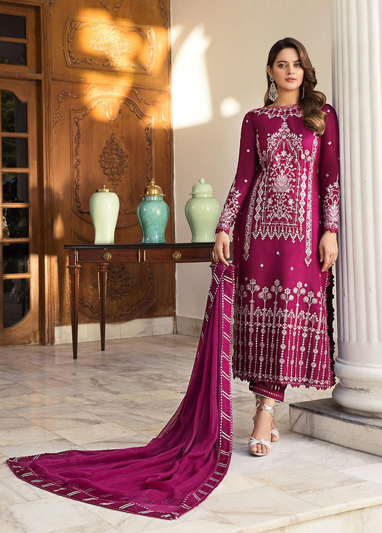 Buy ASIM JOFA | MAAHRU AND NOORIE '23 pink exclusive slik collection of ASIM JOFA WEDDING COLLECTION 2023 from our website. We have various PAKISTANI DRESSES ONLINE IN UK, ASIM JOFA CHIFFON COLLECTION 2021. Get your unstitched or customized PAKISATNI BOUTIQUE IN UK, USA, FRACE , QATAR, DUBAI from Lebaasonline at SALE!