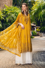 Load image into Gallery viewer, MARIA B | M PRINTS Yellow 100% Original Guaranteed! Shop MariaB Mprints, MARIA B Lawn Collection 22 USA from LebaasOnline.co.uk on SALE Price in UK, USA, Belgium Australia &amp; London with Express shipping in UK. Explore the latest collection of Maria B Suits USA 2022 Pakistani Summer dresses at Lebaasonline today