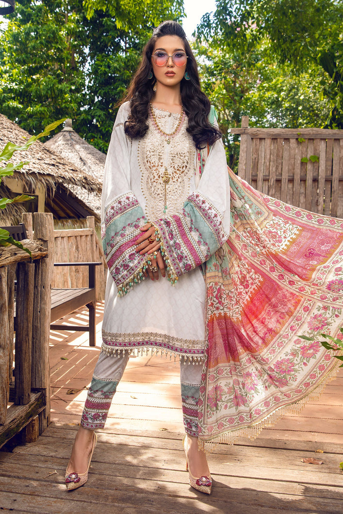 MARIA B | M PRINTS White 100% Original Guaranteed! Shop MariaB Mprints, MARIA B Lawn Collection 22 USA from LebaasOnline.co.uk on SALE Price in UK, USA, Belgium Australia & London with Express shipping in UK. Explore the latest collection of Maria B Suits USA 2022 Pakistani Summer dresses at Lebaasonline today