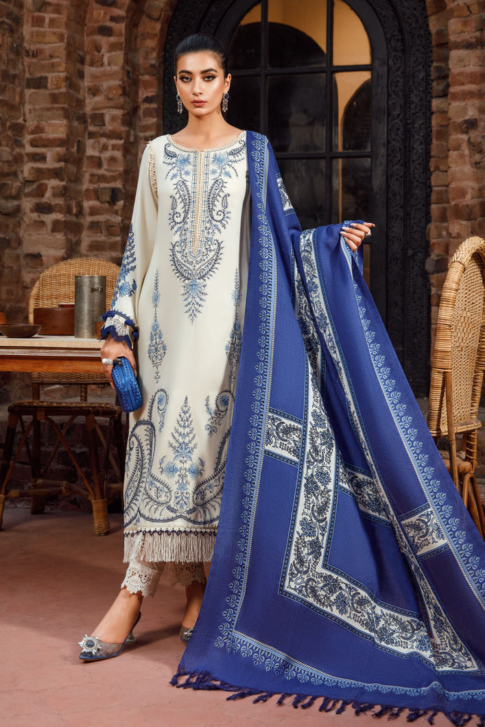 MARIA B | M PRINTS 2022 Pakistani Winter shawl dresses 2022 at Lebaasonline. Discover Maria B Pakistani Fashion Clothing USA that matches to your style for this winter. Shop today Pakistani Wedding dresses UK on discount price! Get express shipping in Belgium, UK, USA, France in SALE!