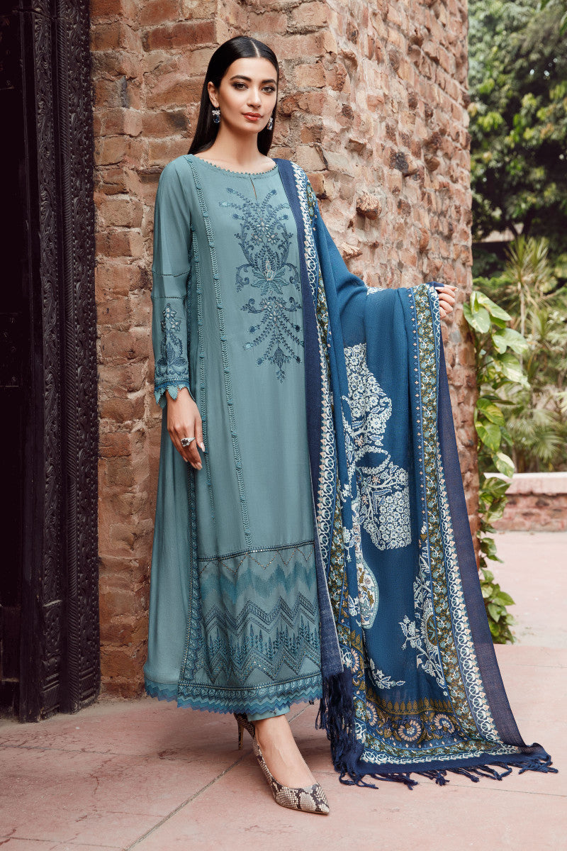 MARIA B | M PRINTS 2022 Pakistani Winter shawl dresses 2022 at Lebaasonline. Discover Maria B Pakistani Fashion Clothing USA that matches to your style for this winter. Shop today Pakistani Wedding dresses UK on discount price! Get express shipping in Belgium, UK, USA, France in SALE!