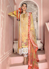 Load image into Gallery viewer, Buy Roheenaz Summer Collection 2021 5A Yellow Lawn dress from our official website. We have wide range of PAKISTANI DESIGNER DRESSES ONLINE with stitching facilities. These summer days get your dress as like PAKISTANI BOUTIQUE DRESSES. We have Brands such as MARIA B ASIM JOFA Get your dress in UK, USA from Lebaasonline