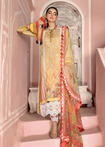 Buy Roheenaz Summer Collection 2021 5A Yellow Lawn dress from our official website. We have wide range of PAKISTANI DESIGNER DRESSES ONLINE with stitching facilities. These summer days get your dress as like PAKISTANI BOUTIQUE DRESSES. We have Brands such as MARIA B ASIM JOFA Get your dress in UK, USA from Lebaasonline